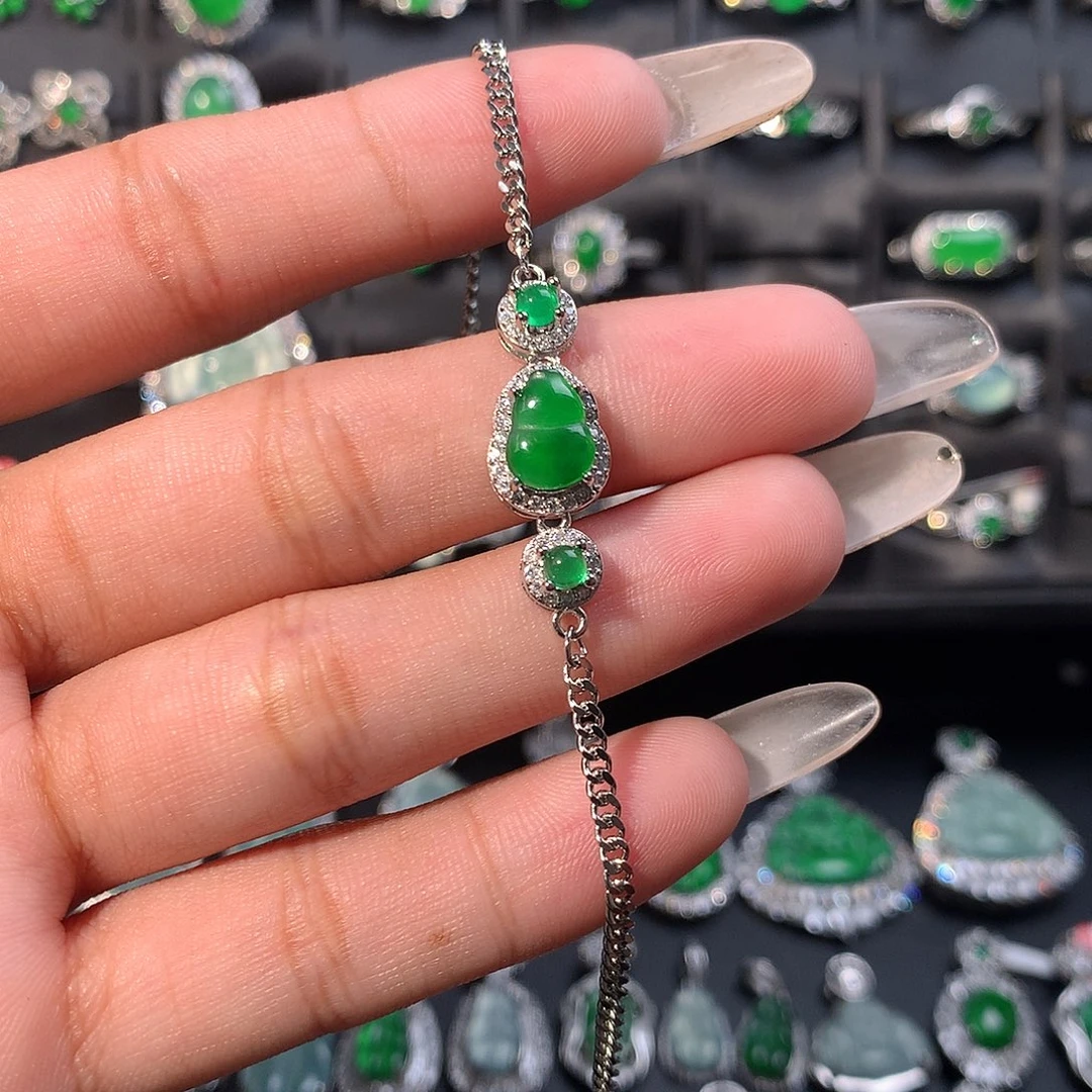 翡翠未镶嵌手链手链