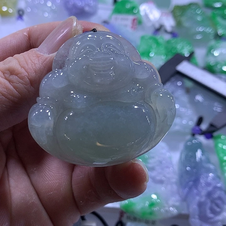 翡翠未镶嵌颈饰天然翡翠A货吊坠