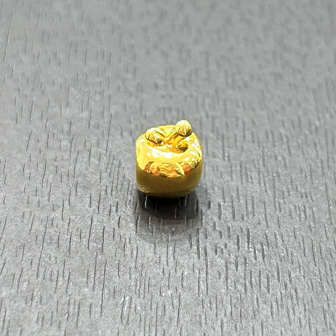 【销冠专享】足金999投资金攒黄金亮面苹果PJ934克重多退少补