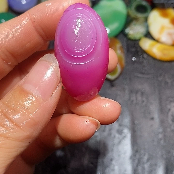 希***望玛瑙/玉髓合金颈饰