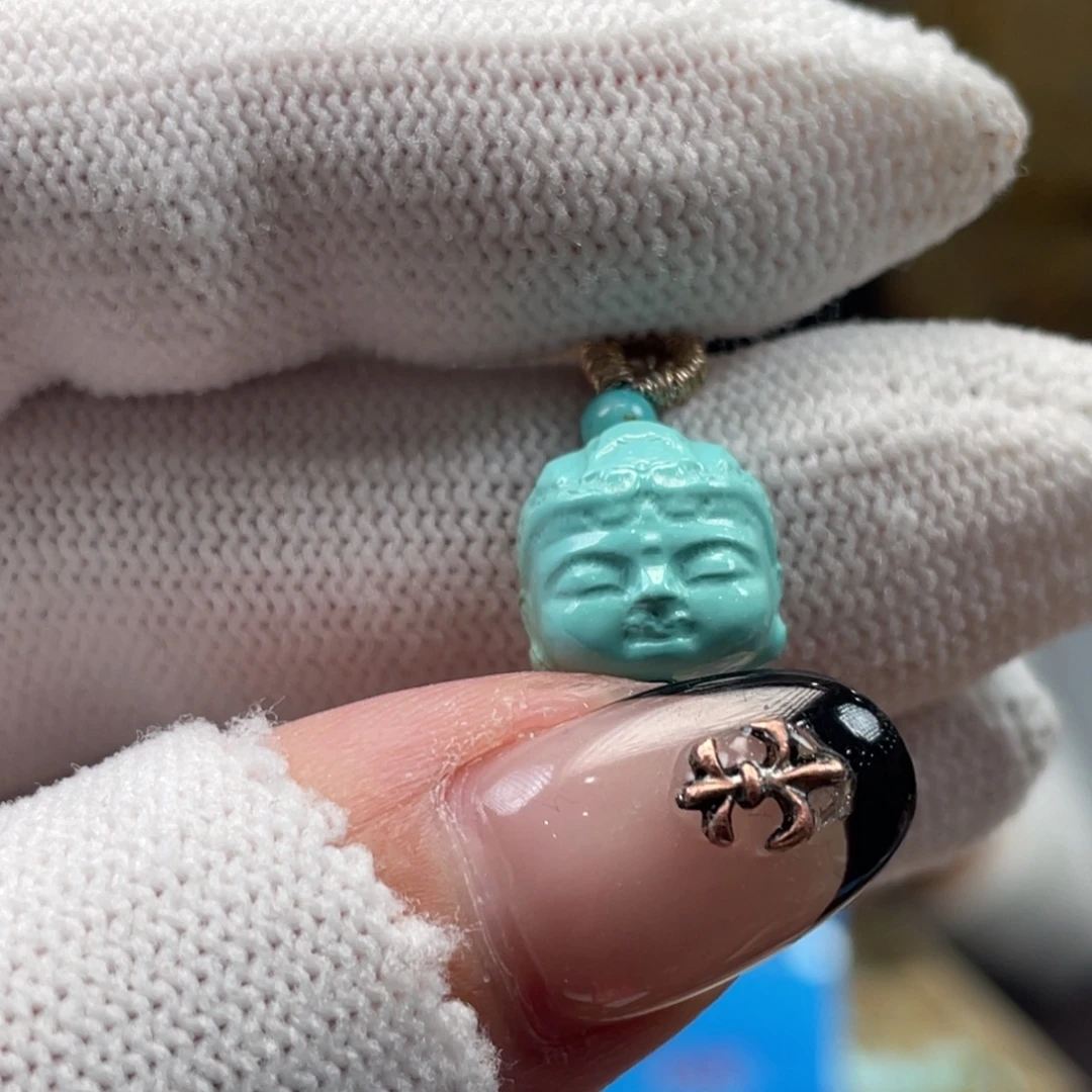 绿松石未镶嵌挂件