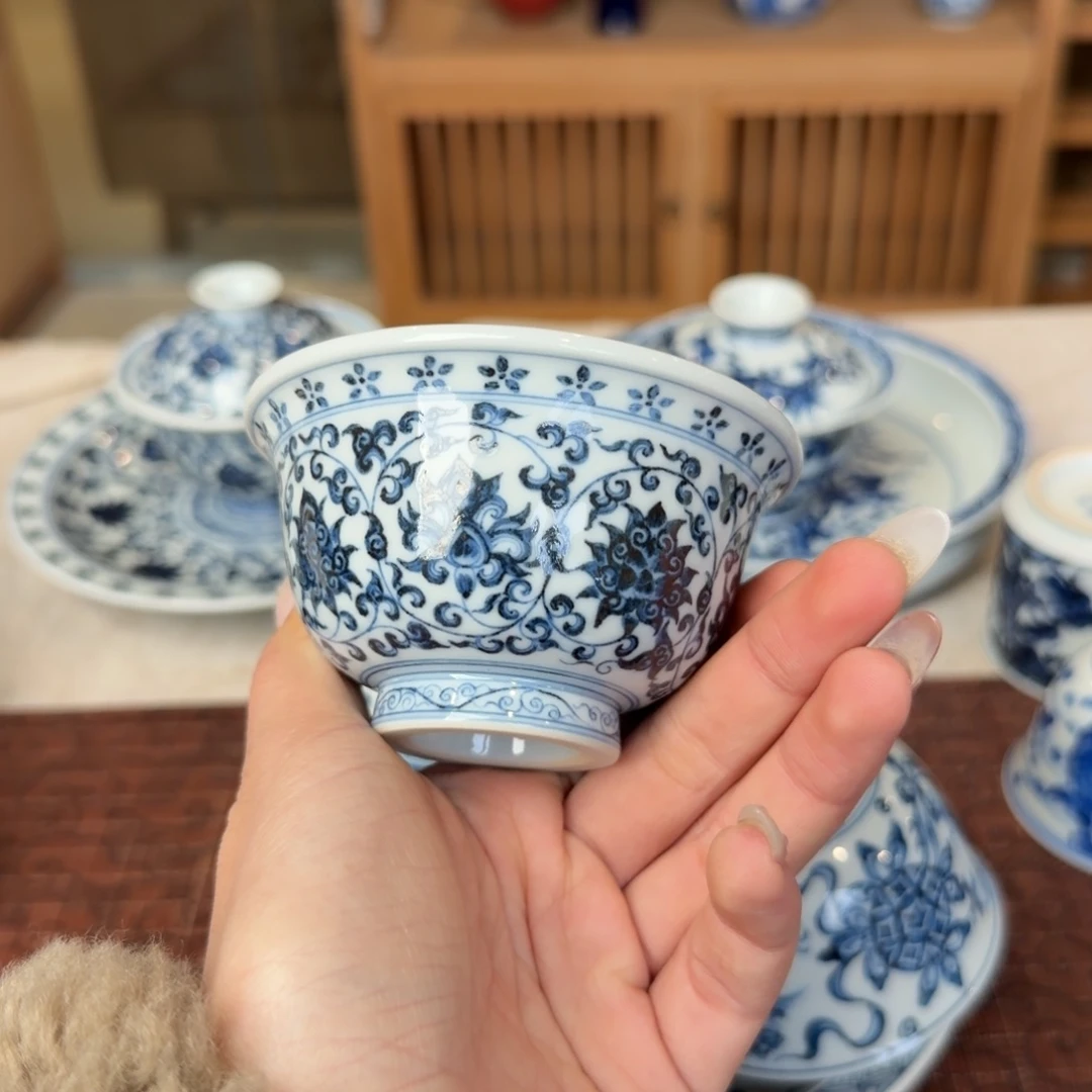 ღ***࿐瓷片青花瓷器的制作方法是以瓷器