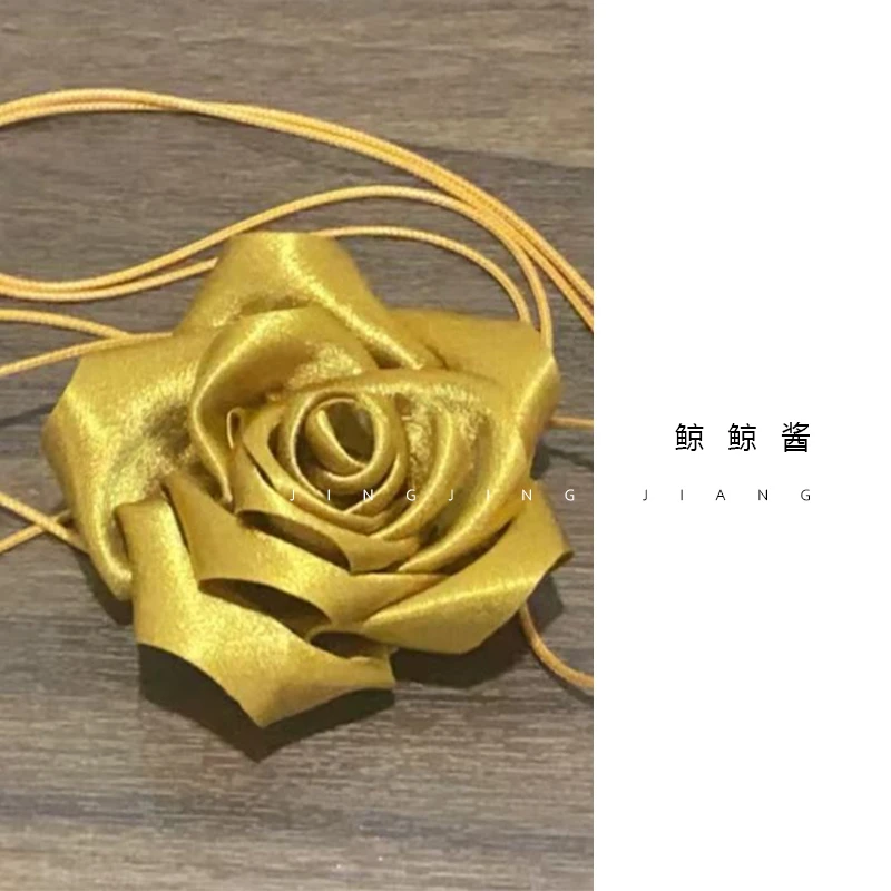 ZOZ鲸鲸酱【金花绑带】腰带轻奢时尚百搭复古金色个性