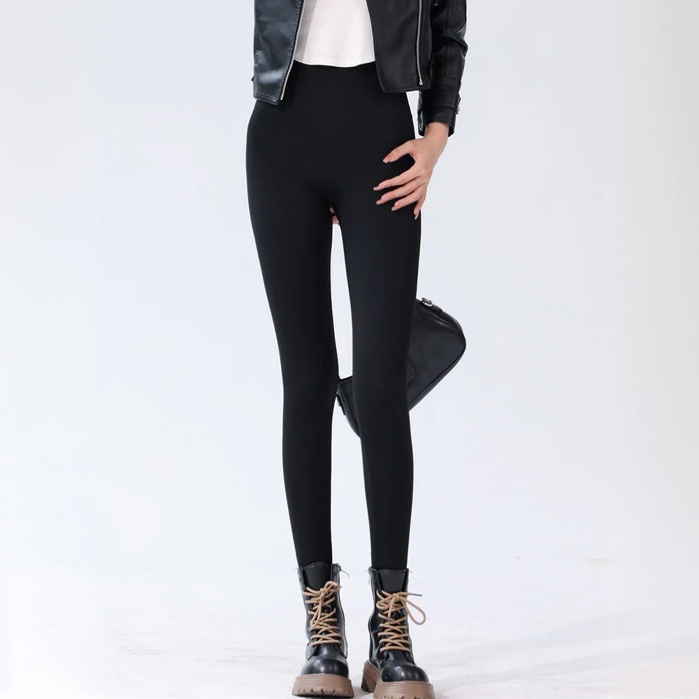 快鱼冬急女款打底裤高腰收腹提臀鲨鱼裤（建议10度左右）