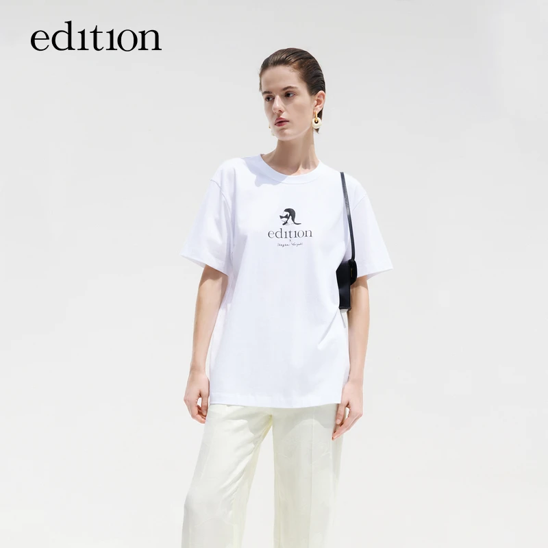 【商场同款】edition夏季时尚休闲艺术家合作系列T恤女#EBC2TEEK01
