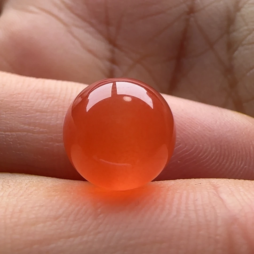 未镶嵌圆珠10.8南红玛瑙