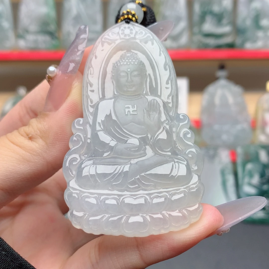 颈饰未镶嵌翡翠阿弥陀佛