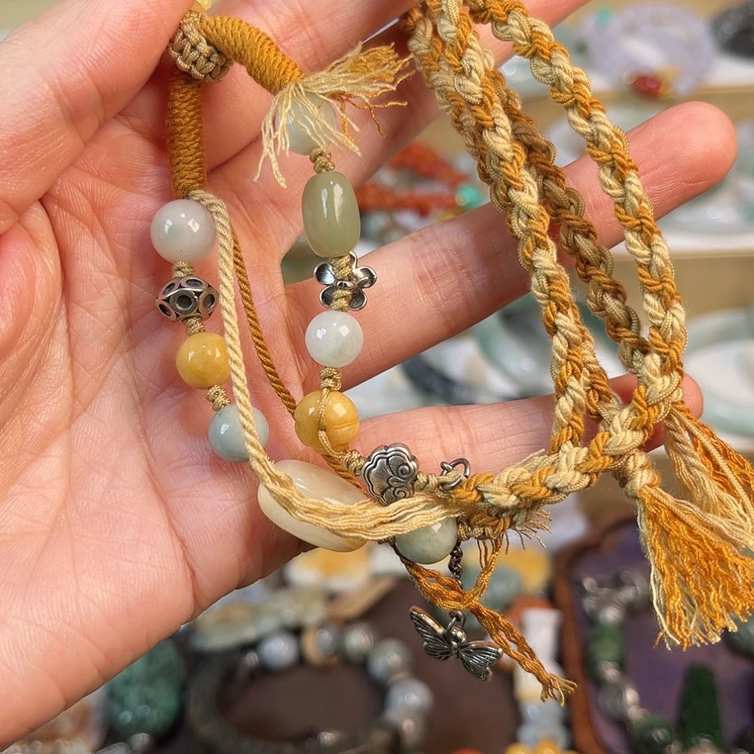 翡翠未镶嵌手链手链