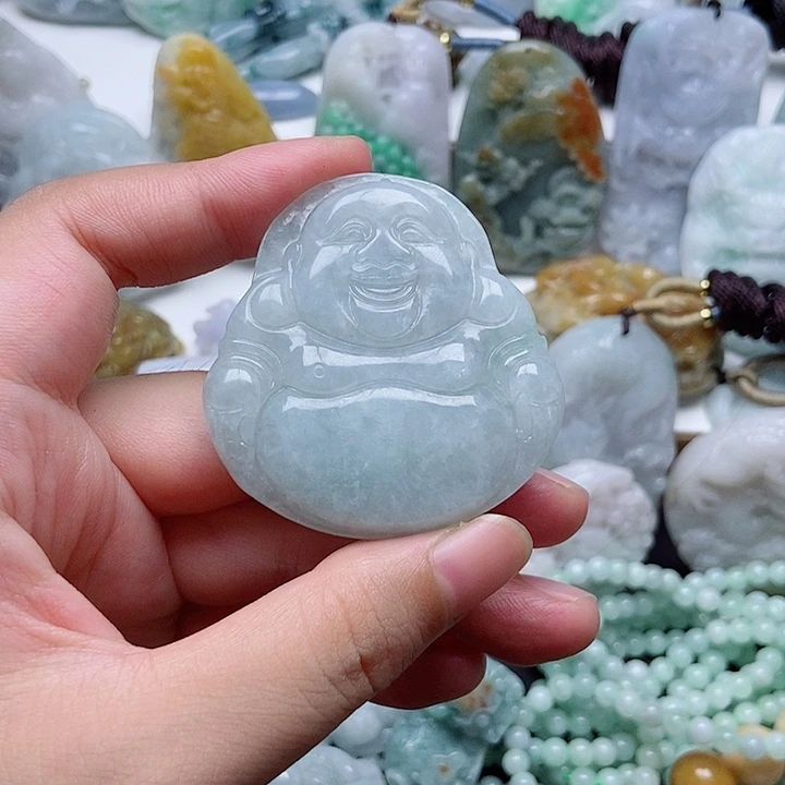 翡翠未镶嵌吊坠(不含链)1