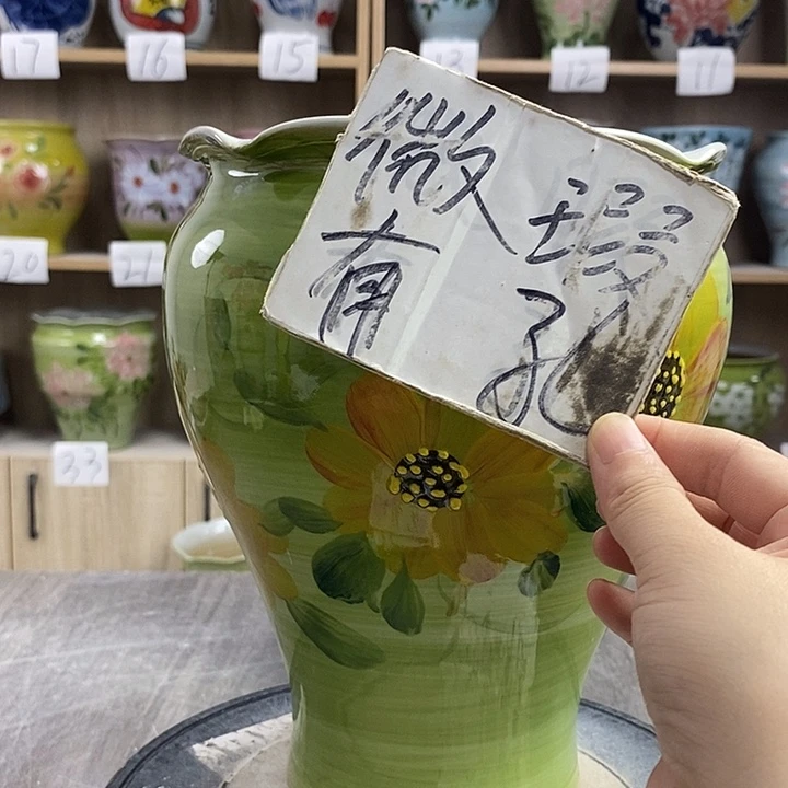 摆件15xc景德镇陶瓷花盆