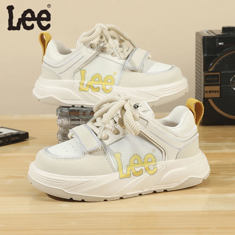 Leekids2025春季新款儿童运动百搭厚底休闲鞋