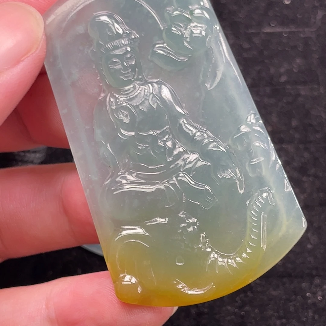翡翠未镶嵌颈饰6，