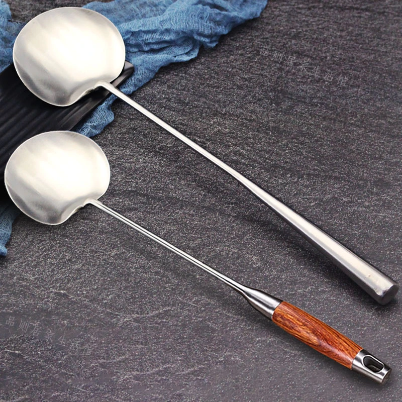 不锈钢锅铲炒菜铲子家用蘑菇铲厨师专用木铲子锅铲子炒菜勺子炒勺