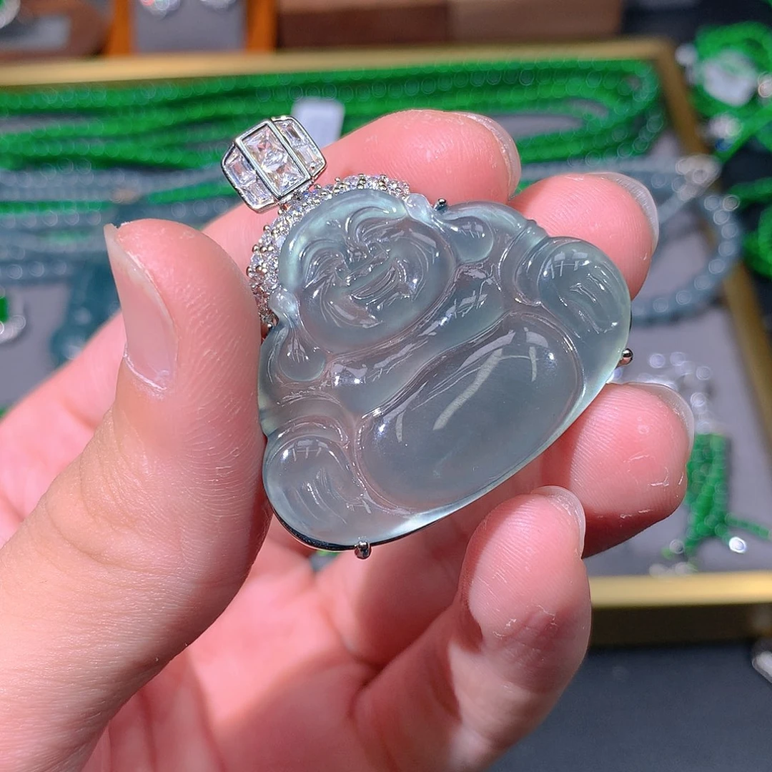 翡翠吊坠(不含链)未镶嵌天然