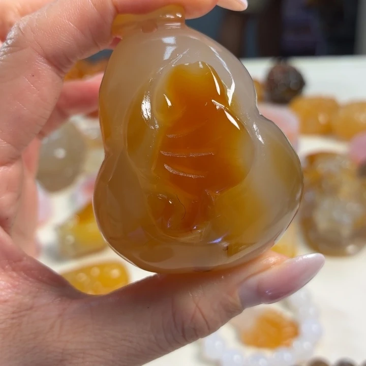 玛瑙/玉髓未镶嵌吊坠(不含链)