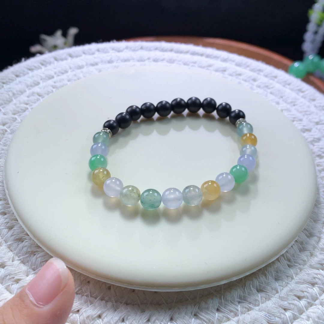 翡翠手链未镶嵌爱丽丝梦游仙境