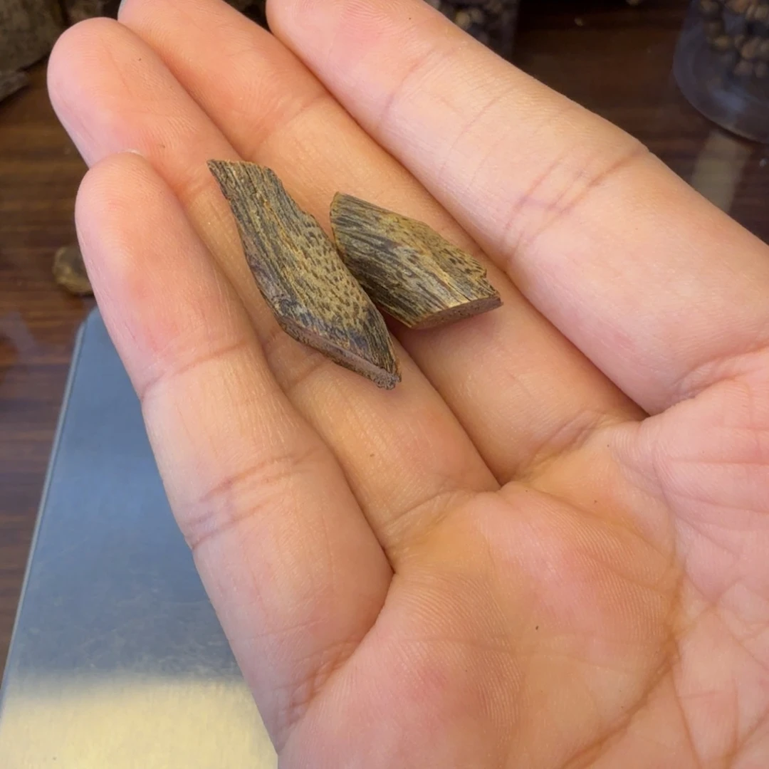 沉香沉香碎屑S****a沉水乌身原叶树丁料1.7g