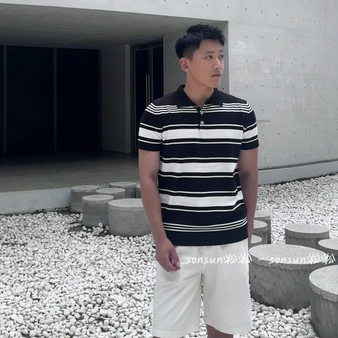 淞淞@气质老钱风｜显肩宽男友力polo衫