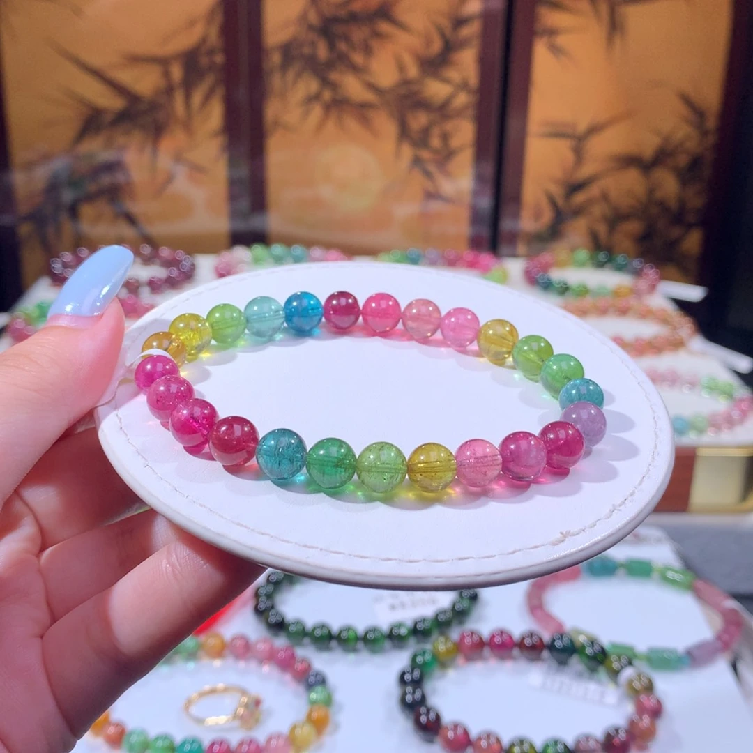 未镶嵌手链碧玺碧玺