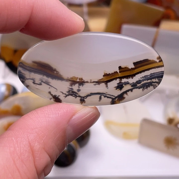 玛瑙/玉髓未镶嵌吊坠(不含链)