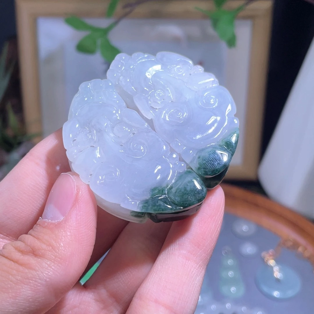 翡翠未镶嵌颈饰吊坠15