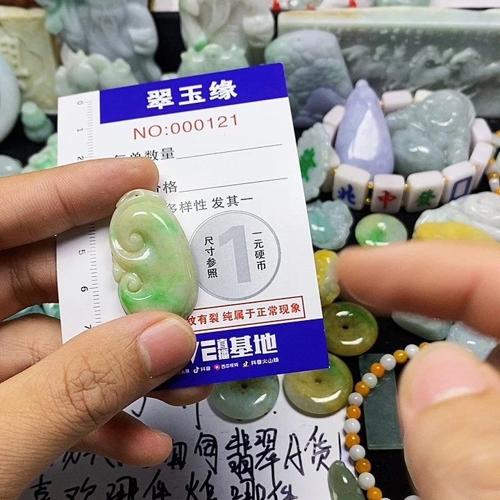 *****翡翠未镶嵌颈饰翡翠