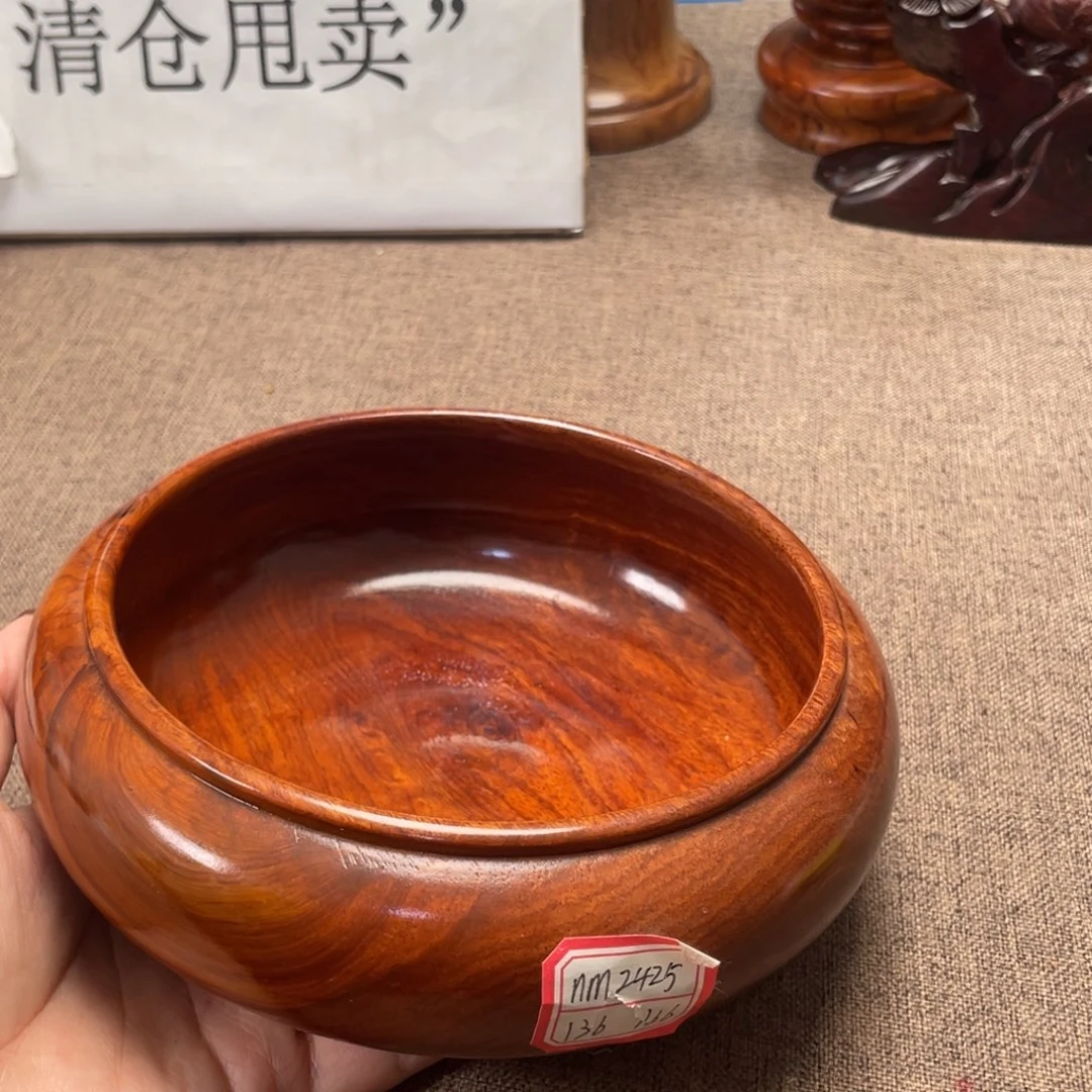 大果紫檀（缅甸花梨）笔洗