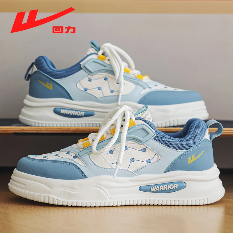Warrior/回力春季潮流时尚网面透气男鞋百搭软底运动休闲男士板鞋