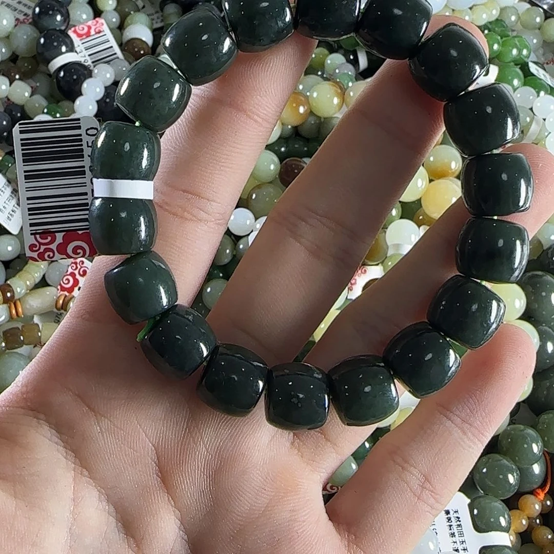 和田玉手链未镶嵌257