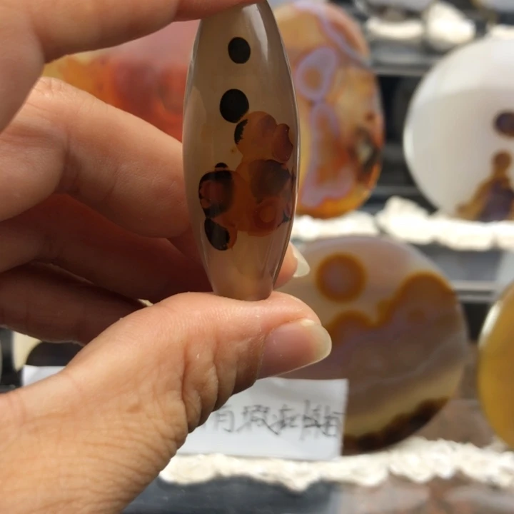 合金玛瑙/玉髓珠宝奇石万**罗03有瑕