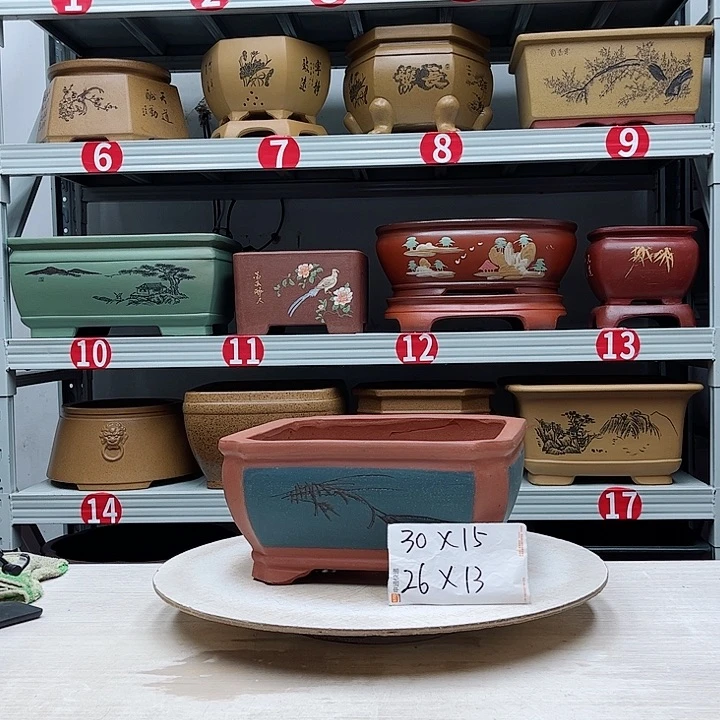 紫砂花盆紫砂花盆