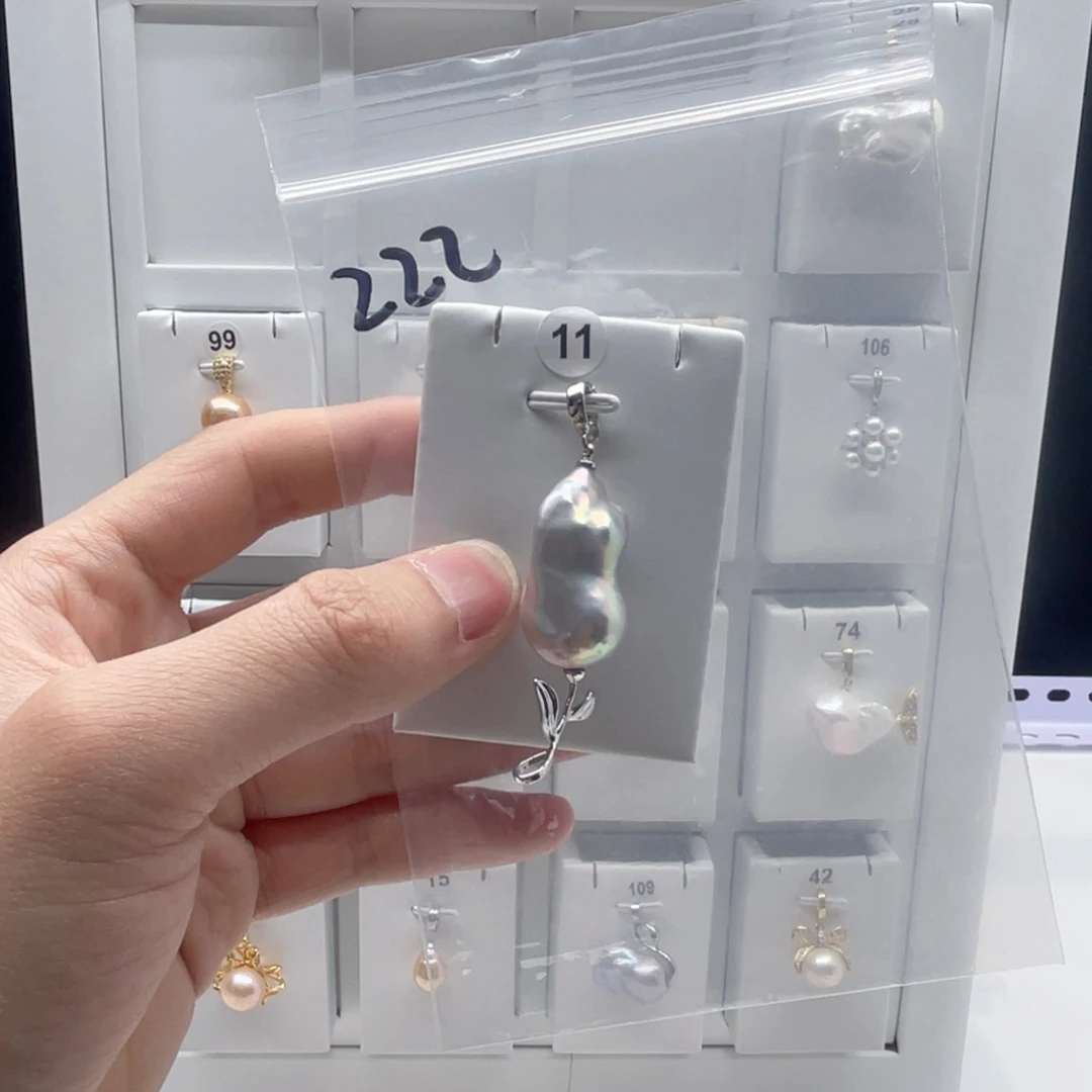 颈饰合金淡水珍珠