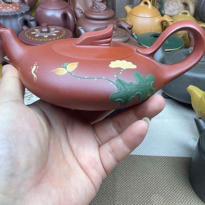 茶壶紫砂紫砂壶微磕碰180cc