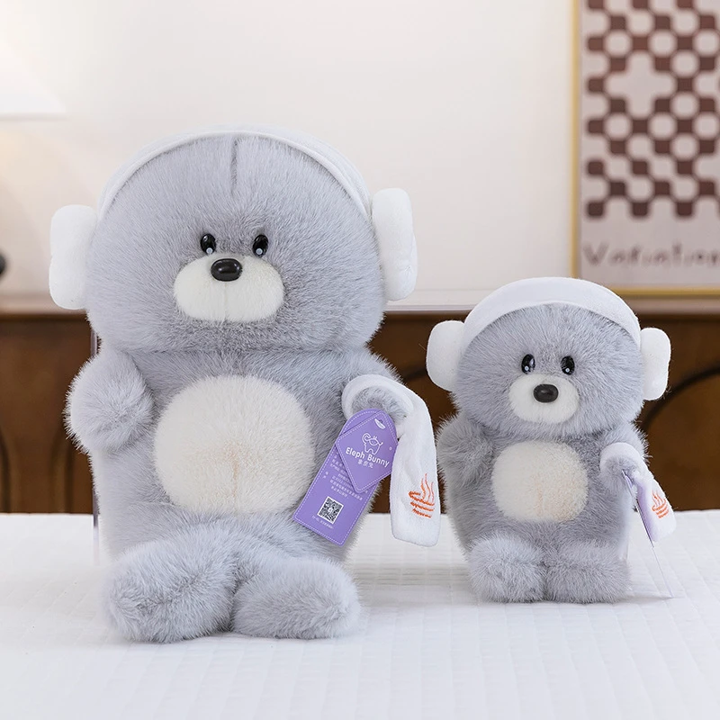 可爱背包小海狮玩偶海豹毛绒玩具仿真海洋公仔女生抱枕布娃娃礼物