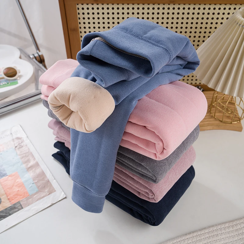 校服保暖裤三层加厚男童女童内穿保暖裤秋冬季校服内搭学生保暖裤