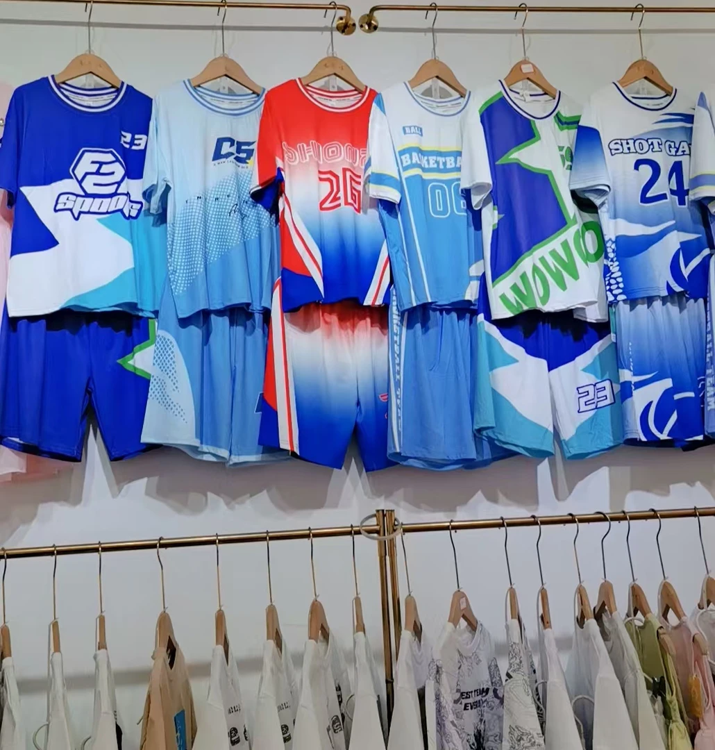 夏季新款-百搭潮流休闲运动男童真两件套装