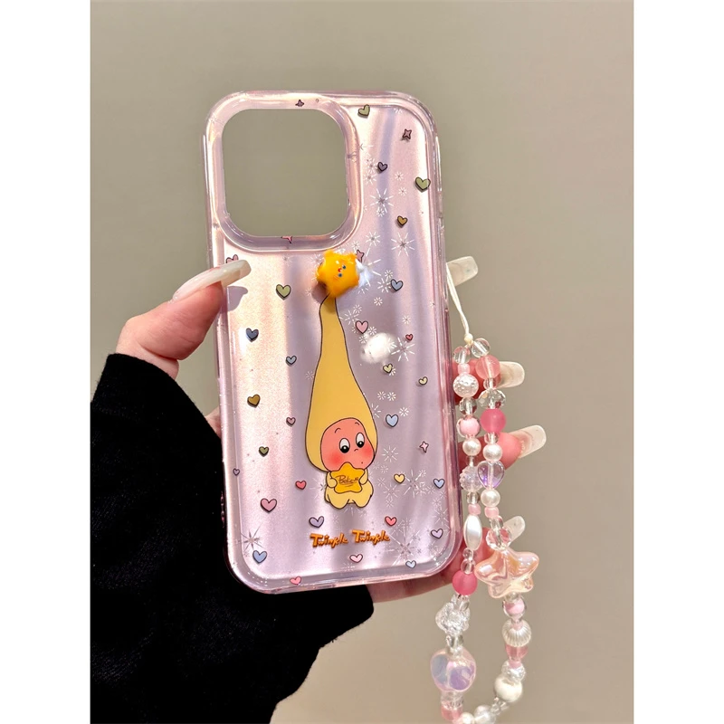 适用苹果iphone16/17promax旋转星星16pro链条15全包14防摔手机壳