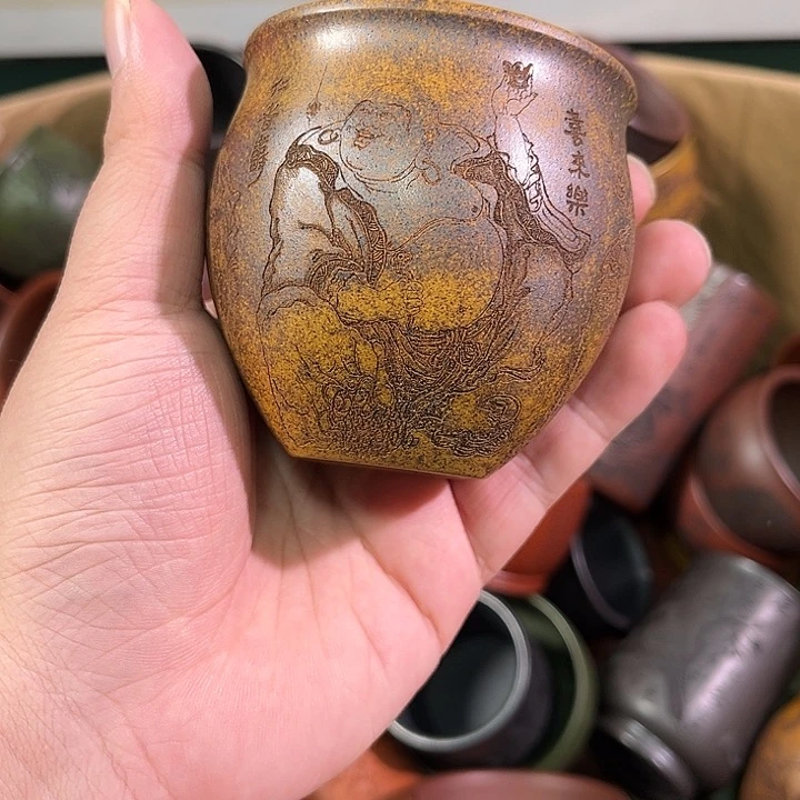 茶杯紫砂全手工紫砂主人杯