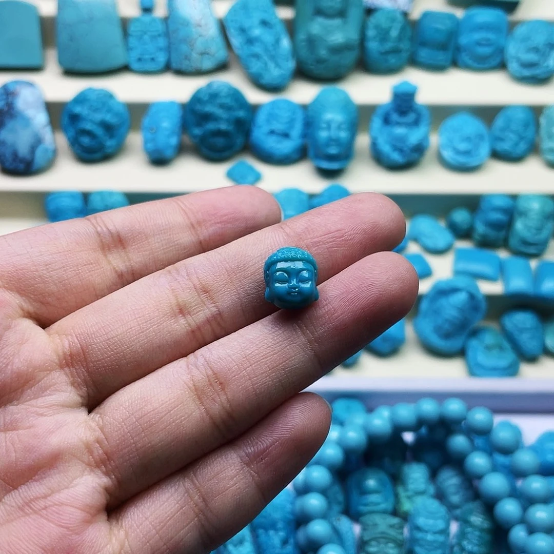 绿松石未镶嵌雕刻