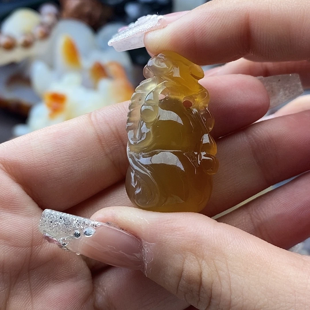 玛瑙/玉髓未镶嵌颈饰