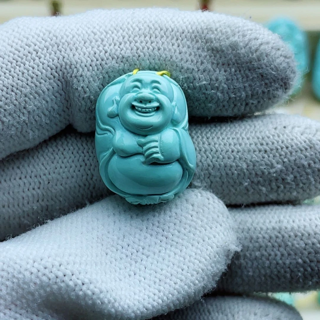 未镶嵌绿松石珠宝半成品