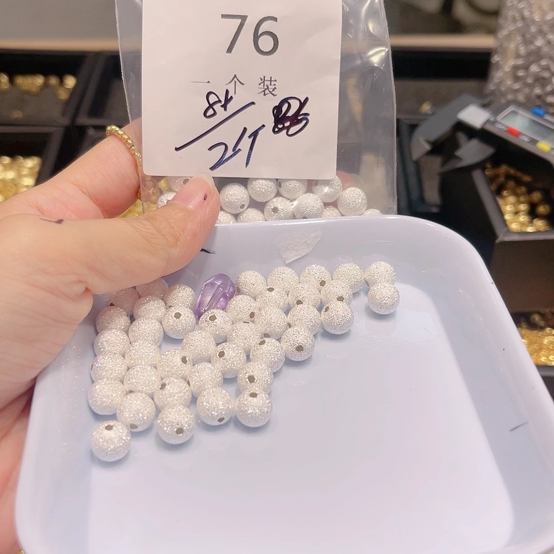 水晶珠宝半成品银S925镶嵌76