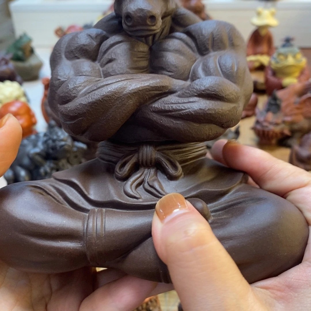 欣***荣紫砂茶宠佛更健康看哦