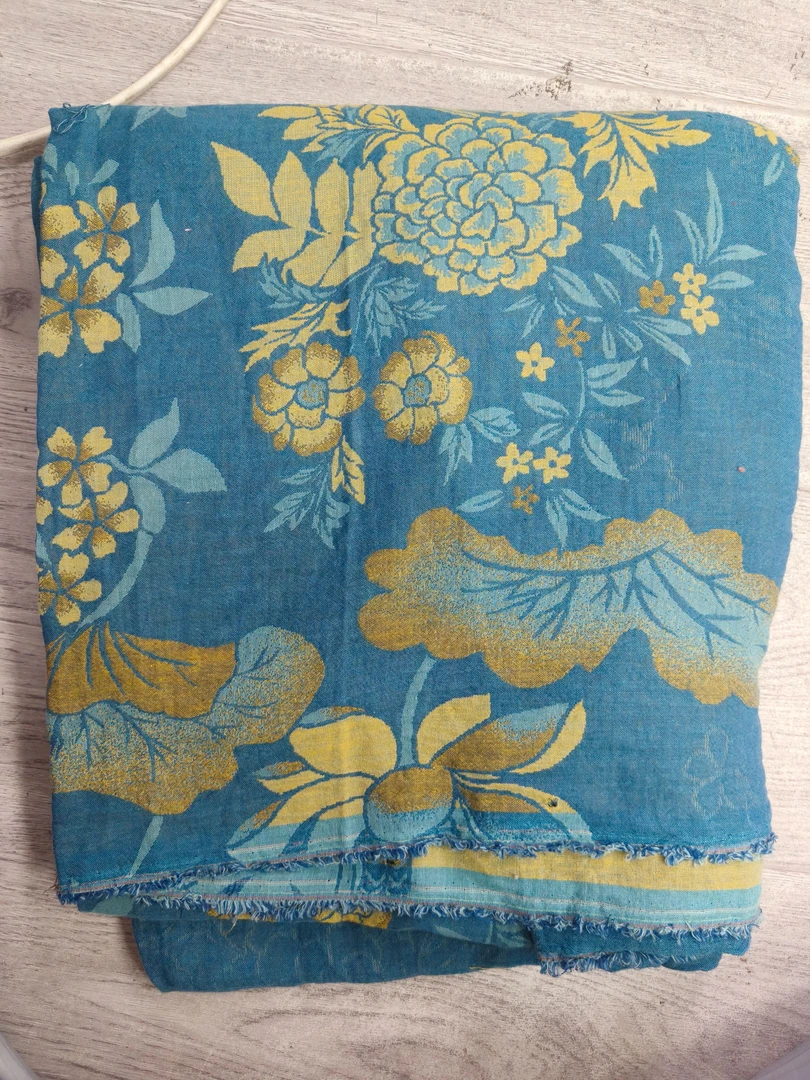 【鸟语花香定位孤品布头】全棉双层纱a类母婴级面料布头