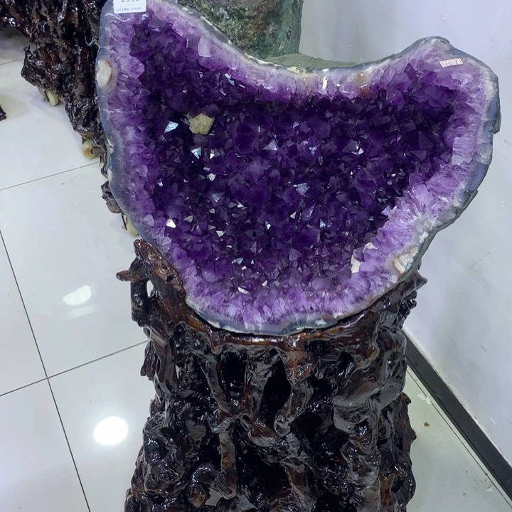 水晶紫水晶2595未镶嵌雯***人