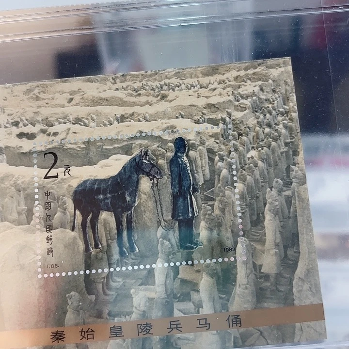 T88m兵马俑型张评级封装98xf