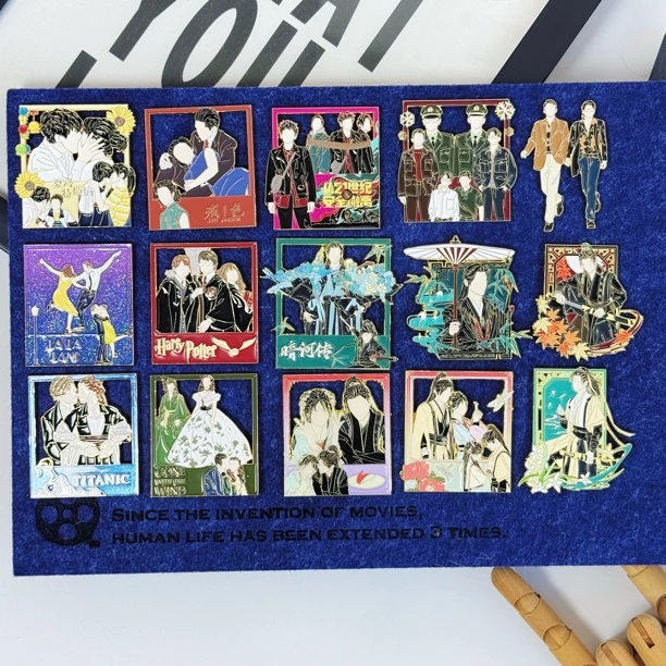 【影视】独家原创刘亦菲王一博沈马龚俊封神影视金属徽章