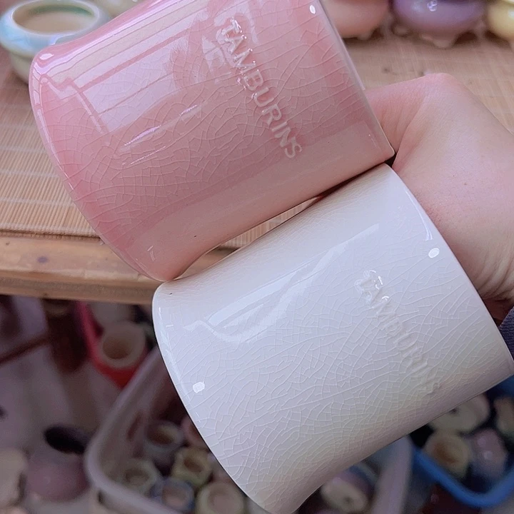 陶瓷花盆当场满12包邮