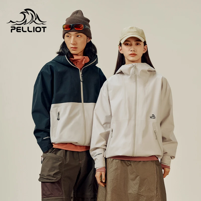 【山系】伯希和户外三防冲锋衣新款Teflon科技轻量耐磨登山服外套