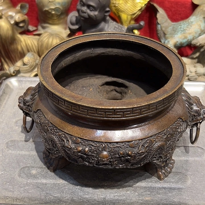 黄铜摆件，文房工艺品摆件